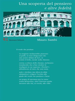 cover image of Una scoperta del pensiero